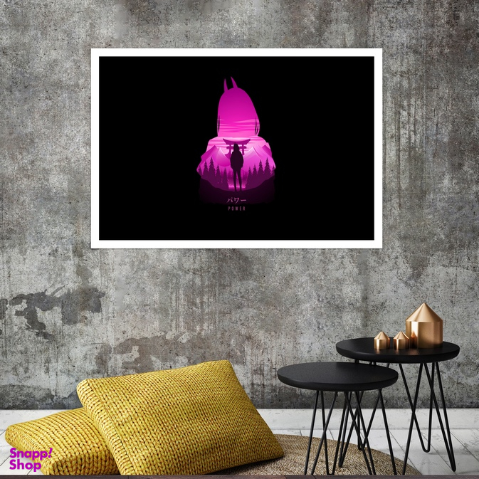 تابلو بکلیت طرح انیمه مدل قاب شاسی W-s8467