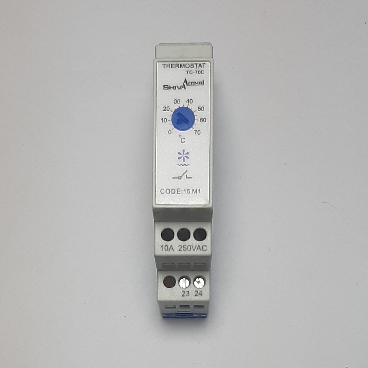 ترموستات تابلویی شیوا امواج کد 15M1.پک 10 تایی