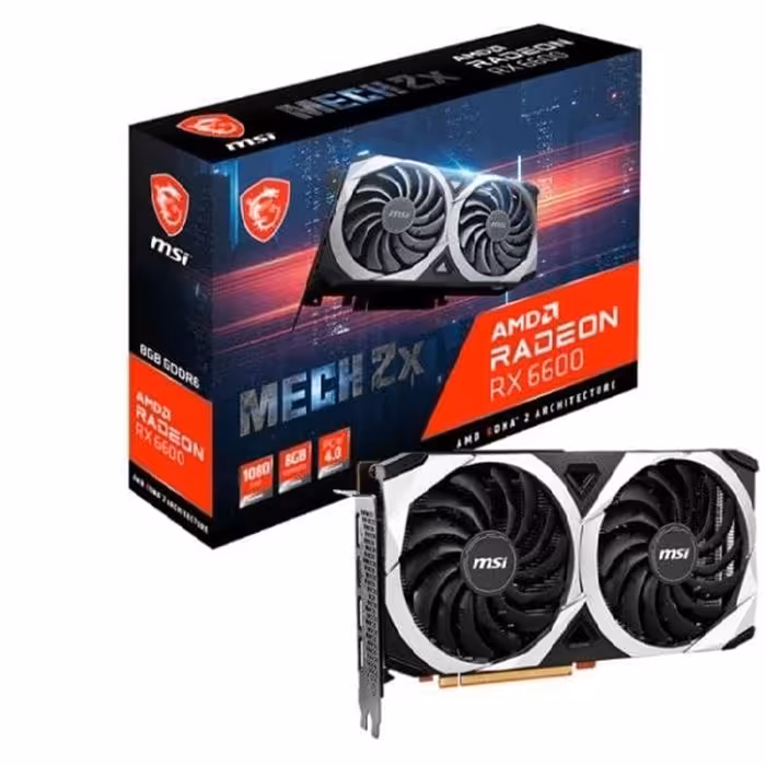 کارت گرافیک ام اس آی Radeon RX 6600 MECH 2X 8G