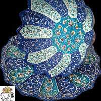 ست شیرینی و میوه خوری میناکاری