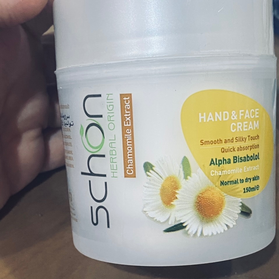 کرم دست و صورت شونschon حاوی عصاره بابونه