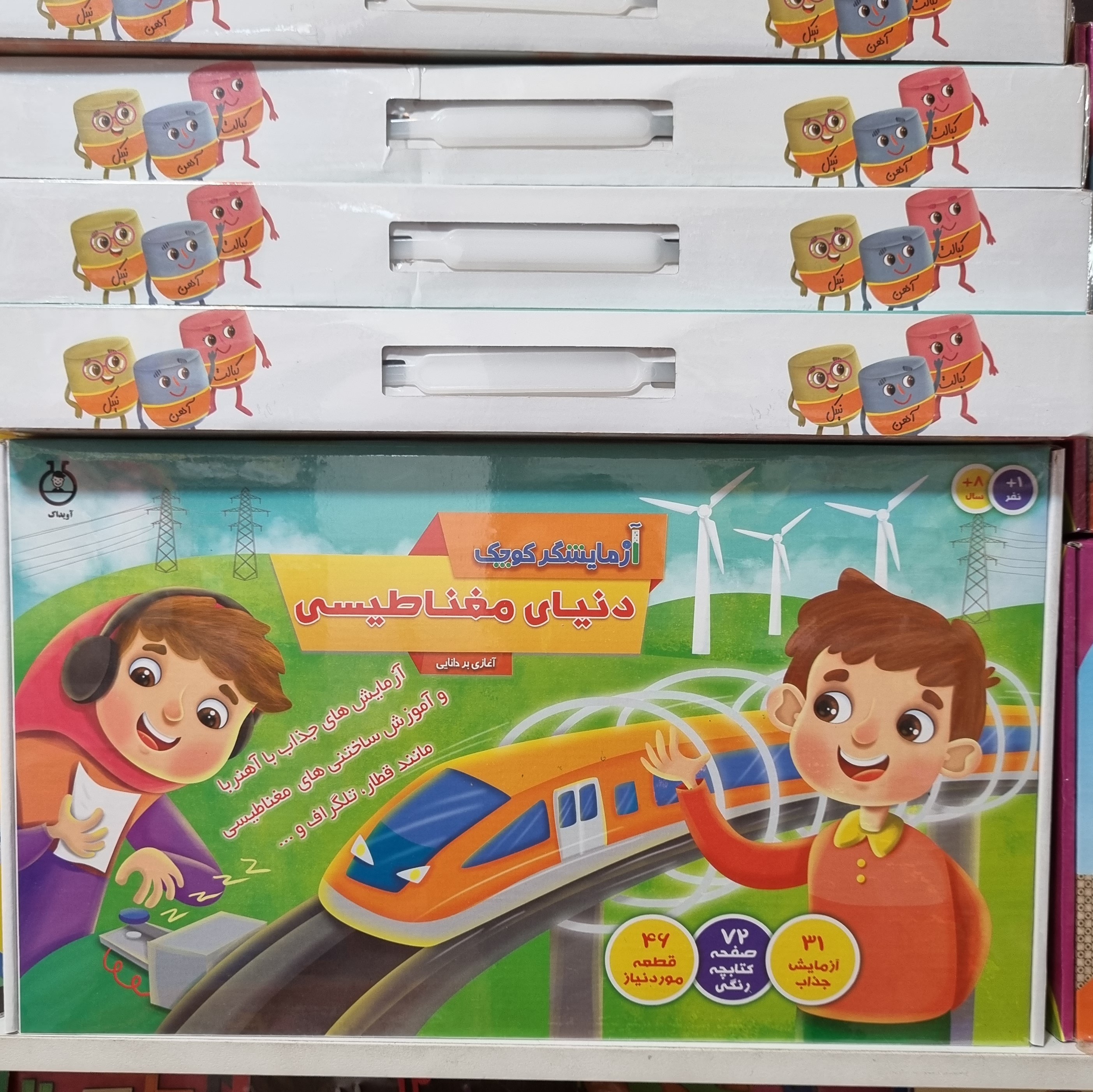 بازی آموزشی آزمایشگر کوچک مدل دنیای مغناطیسی