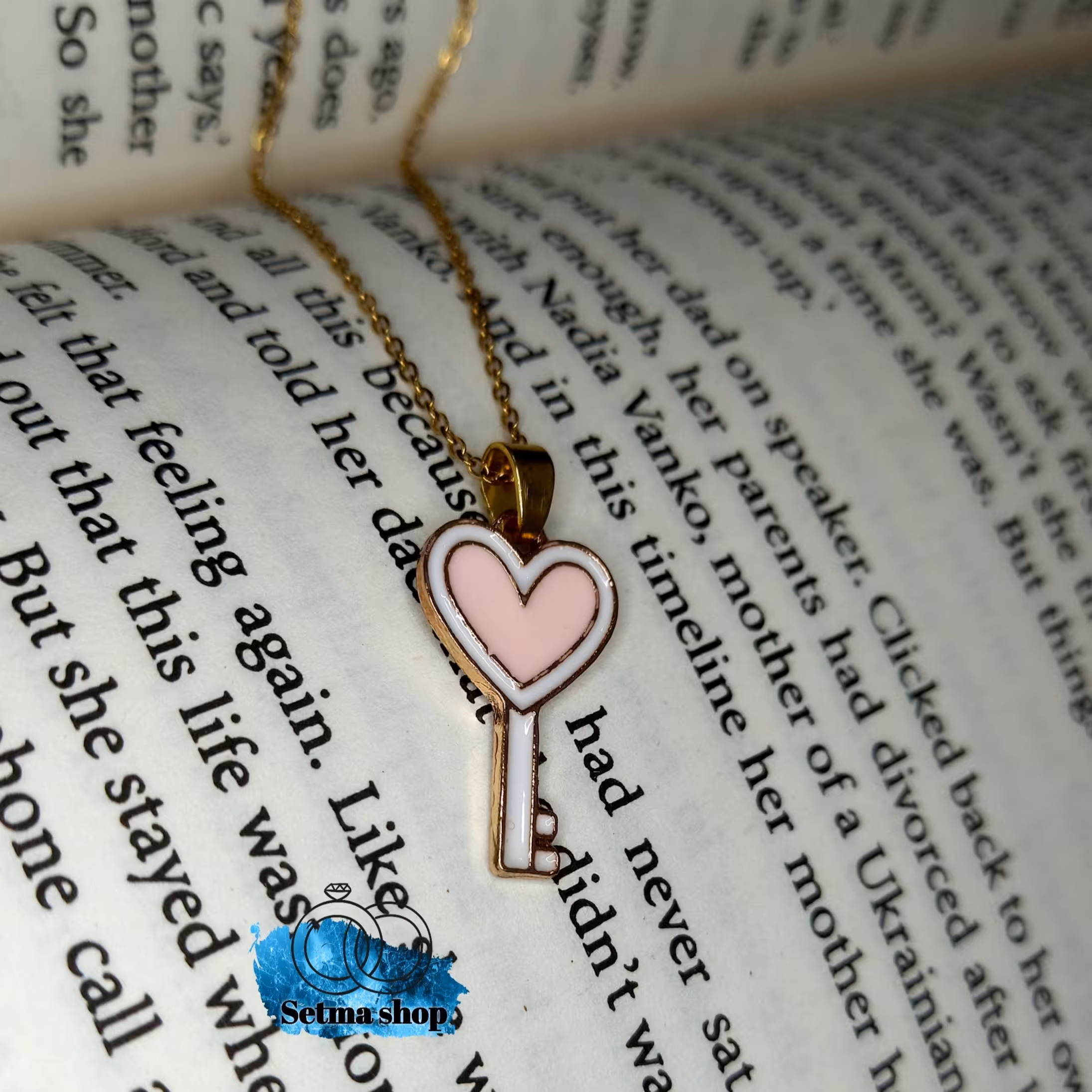 گردنبندزنجیری طرح قفل قلبی