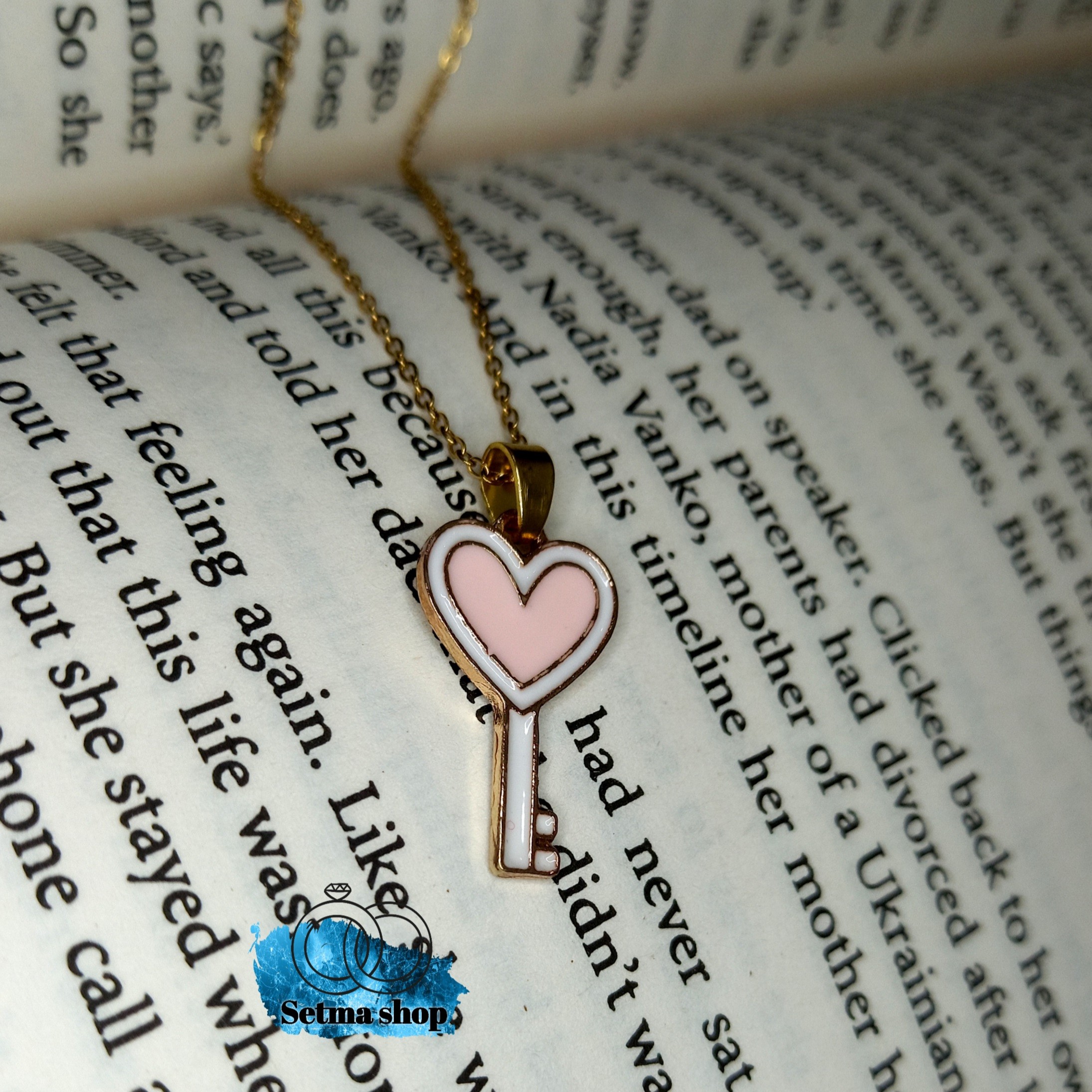 گردنبندزنجیری طرح قفل قلبی