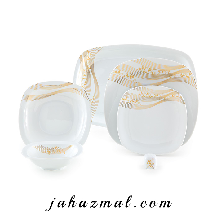 سرویس چینی زرین طرح نوژان 27 پارچه
