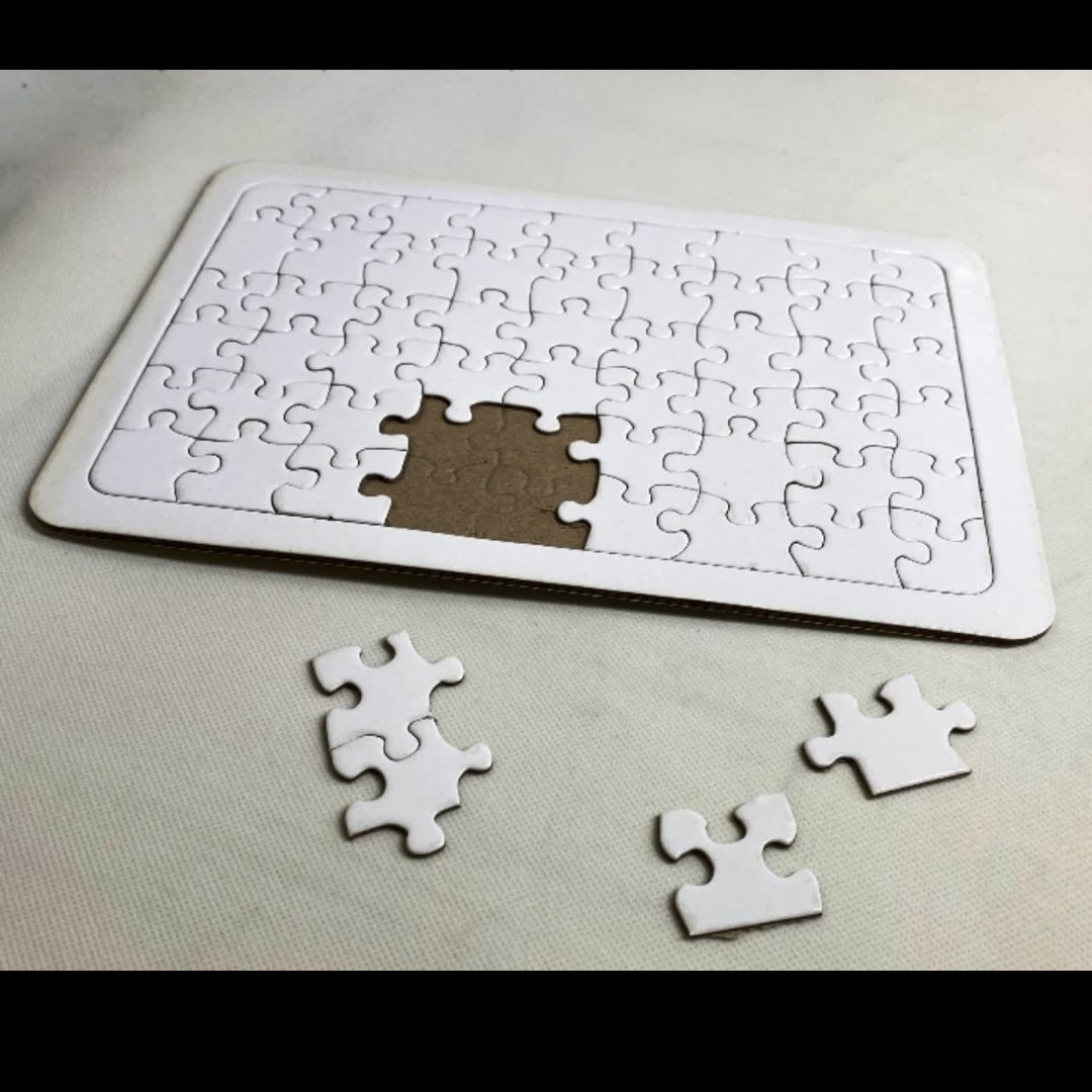 چاپ سابلیمیشن پازل چوبی مربعی شکل با طرح دلخواه 