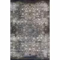 فرش نئوکلاسیک طرح افشان زمینه آبی 1200شانه 3600 تراکم  سایز 6 متری برند نویان