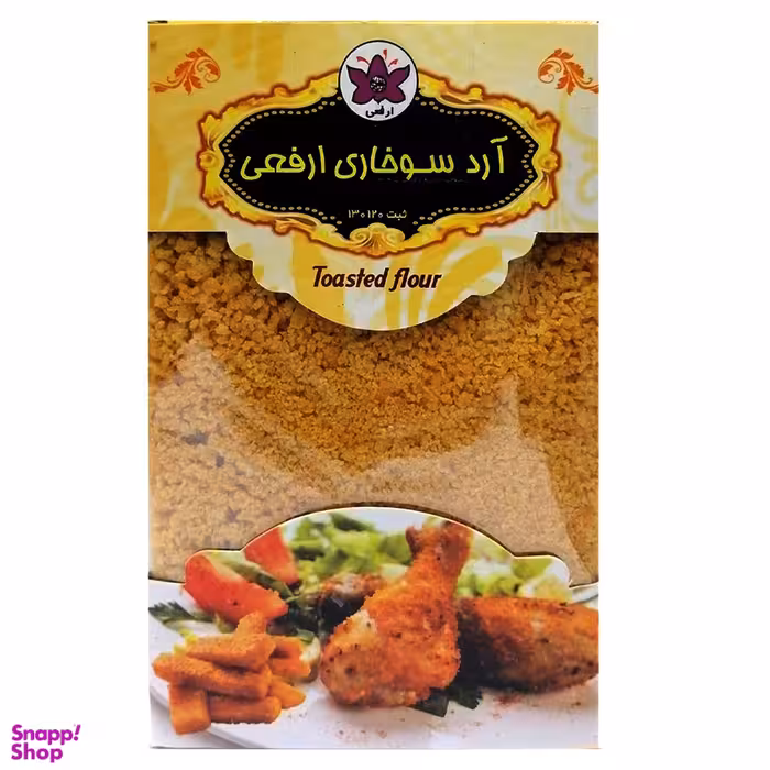 آرد سوخاری پولکی پاپریکا ارفعی وزن ۲۰۰ گرم