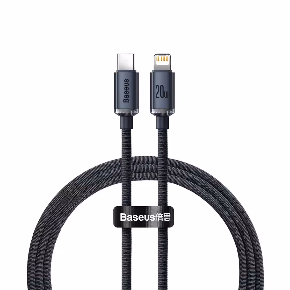 مشخصات، قیمت و خرید کابل بیسوس مدل Crystal Shine Series Fast Charging Data Cable Type-C to iPhone 1.2m