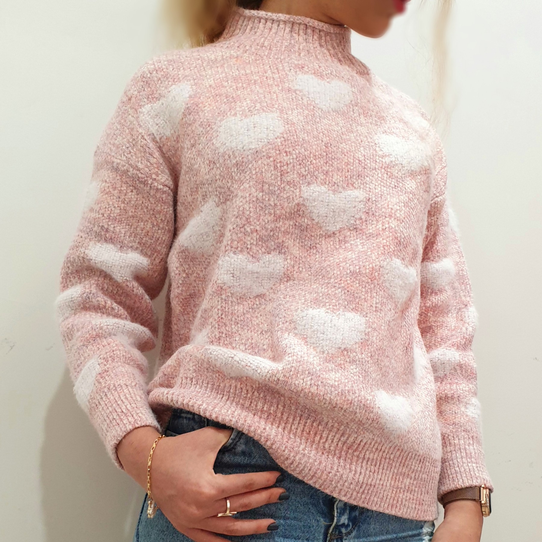 بلوز بافت قلبی برجسته 