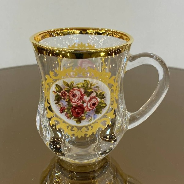 فنجان چای خوری طرح رز