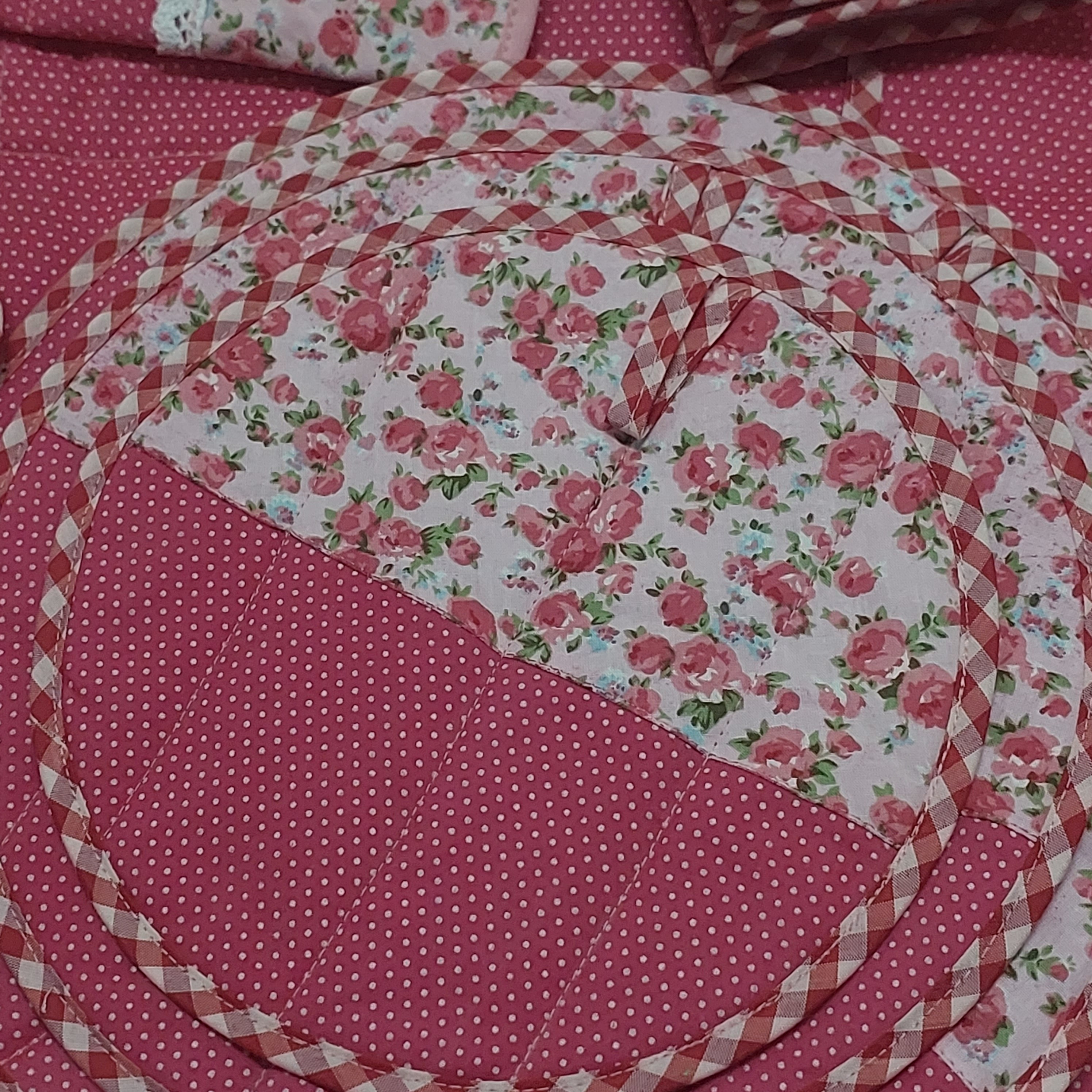 سرویس اشپزخونه کتان نخ 17 تکه