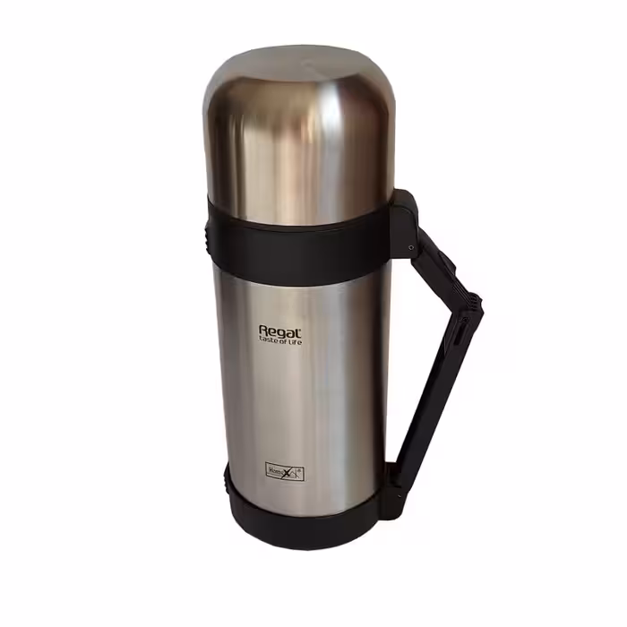 فلاسک رگال (اصلی) گنجایش 1.2 لیتر دوجداره استیل فلاسک رگال مسافرتی فلاسک استیل کوهنوردی 