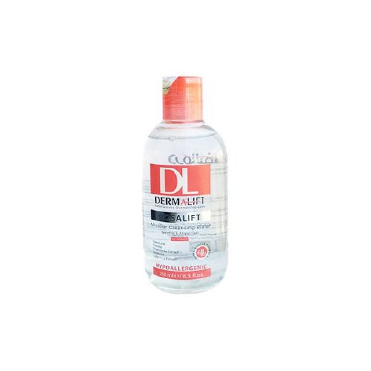 میسلار واتر پوست حساس درمالیفت مدل رزالیفت حجم 250ml