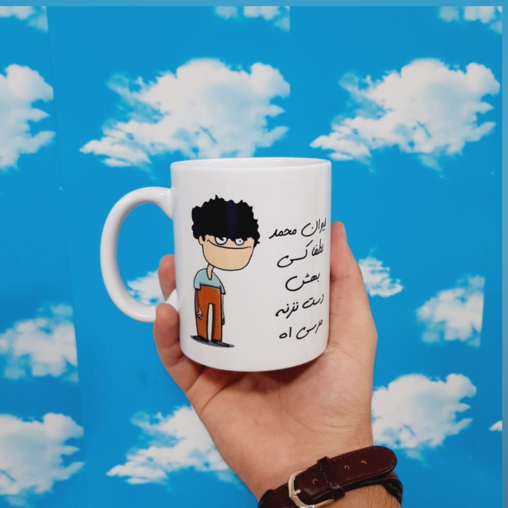 ماگ فانتزی با اسم دلخواه کد 04