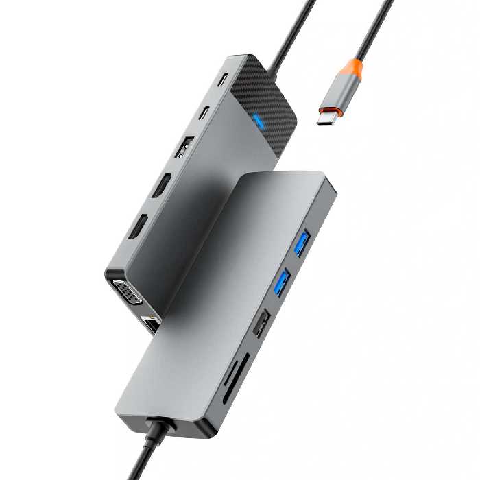 هاب تایپ‌سی 12 پورت ویوو Linker 12 in 1