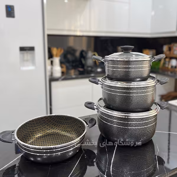 سرویس پخت و پز 7 پارچه گرانیتی داخل زنبوری اوج