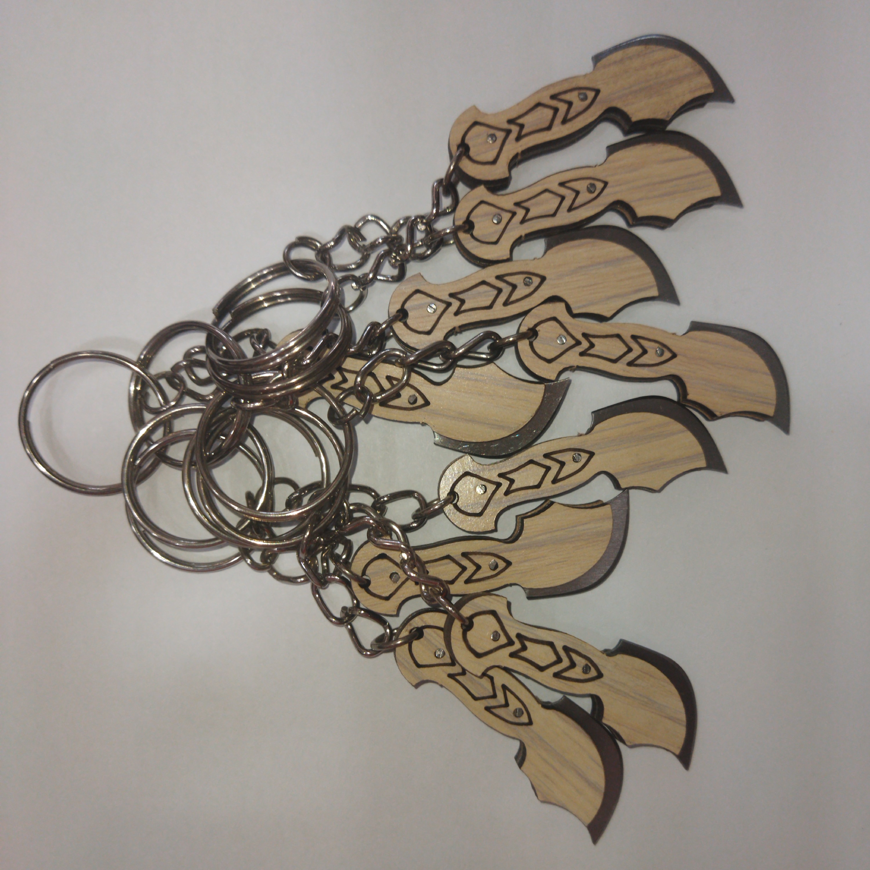 تیزی جیبی  جاکلیدی دسته چوبی