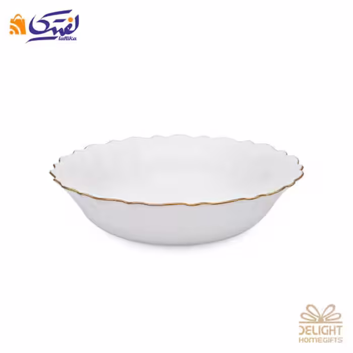 کاسه اپال دیلایت لب طلایی سایز 18 کد 212 قالب V