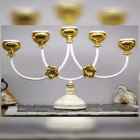شمعدان پنج شعله مدل کنیسه مخصوص یهودیان و ارامنه