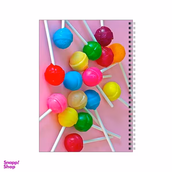 دفتر مشق 80 برگ بامبیلیپ طرح آبنبات های رنگی کد 7451510