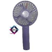 پنکه دستی 3 دور شارژی LED دار (بنفش)