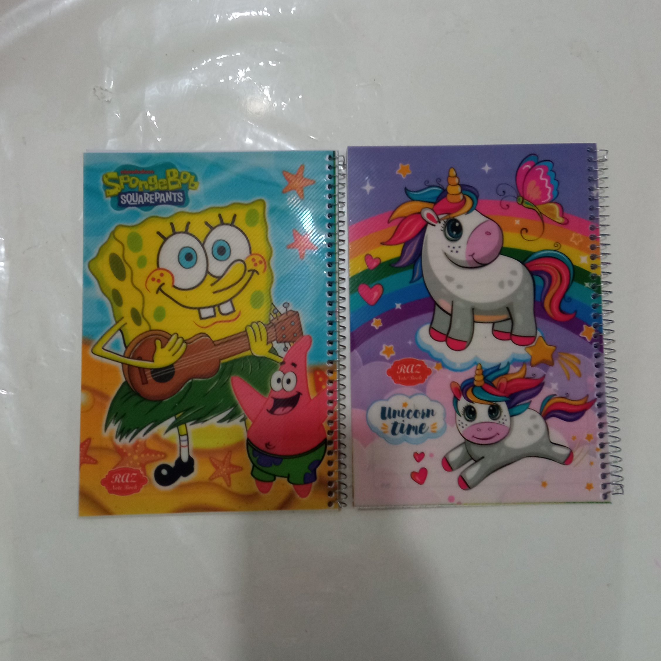 دو عدد دفتر سیمی خط دار 80برگ