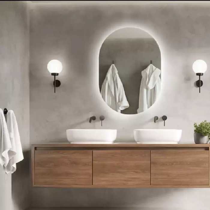 آینه چراغدار(ارسال رایگان)بک لایت