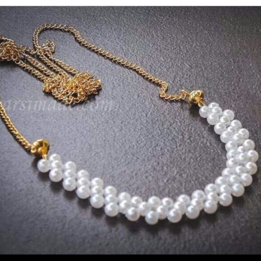 گردنبند طرح آراز مرواریدی