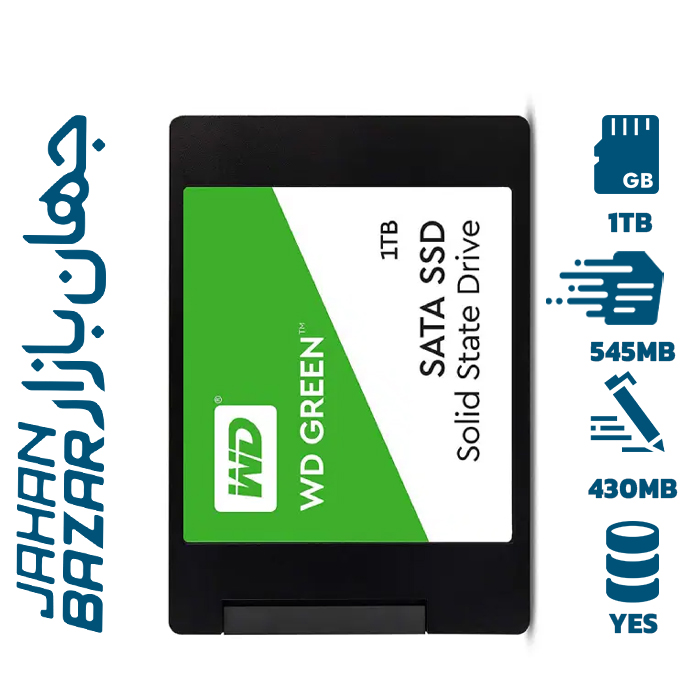 اس اس دی اینترنال وسترن دیجیتال مدل Green SATA 2.5 inch ظرفیت 1 ترابایت