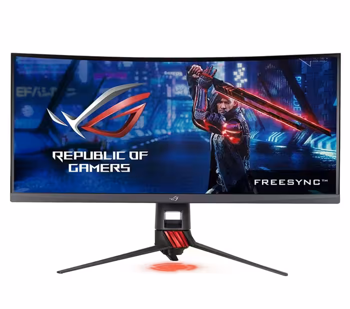 مانیتور خمیده گیمینگ 35 اینچ ایسوس مدل ROG Strix XG35VQ