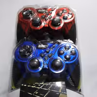 دسته بازی دوبل شوکدار خفاشی دارای رنگبندی 