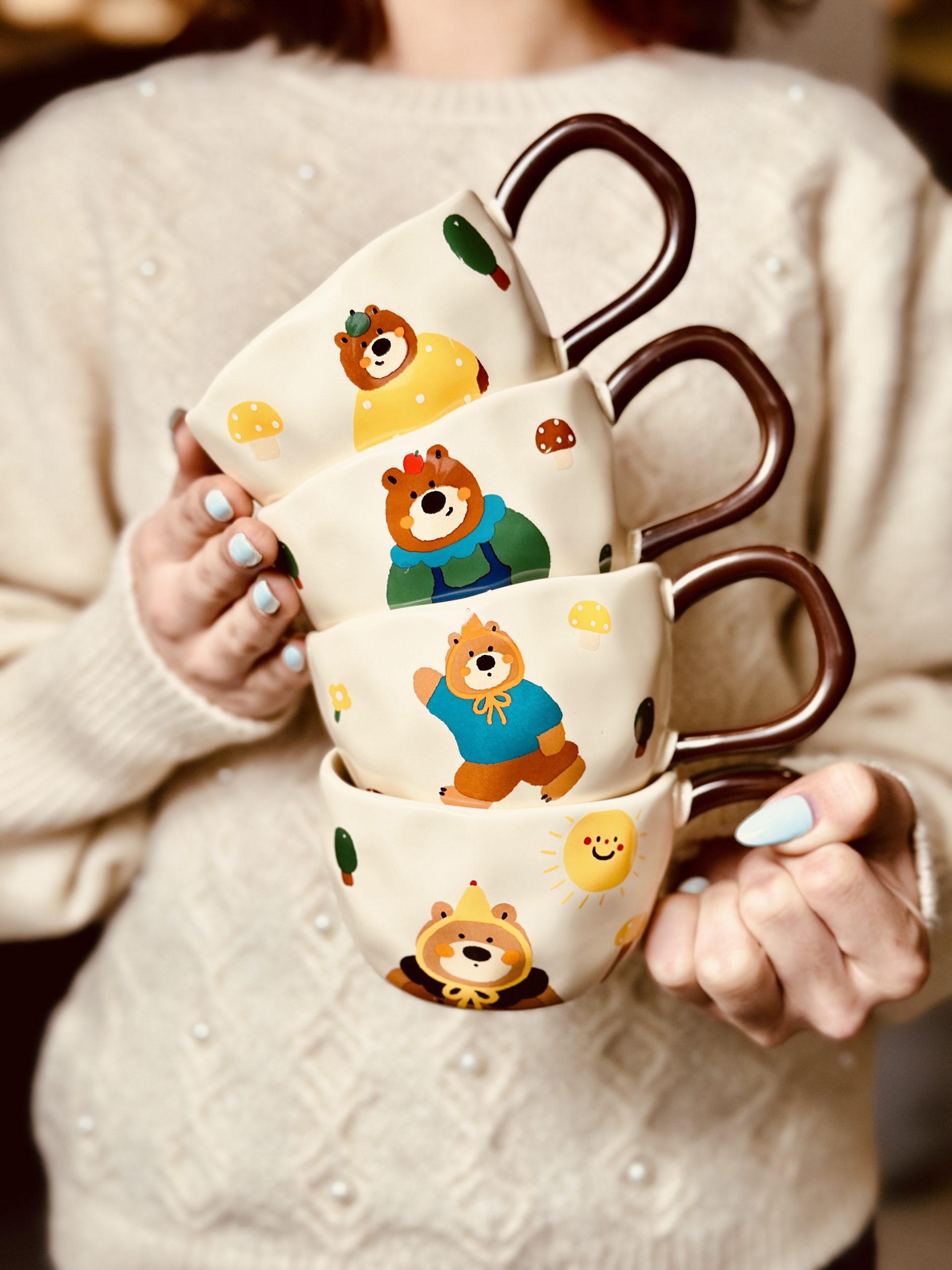 ماگ دسته خاص خرسی کد002483