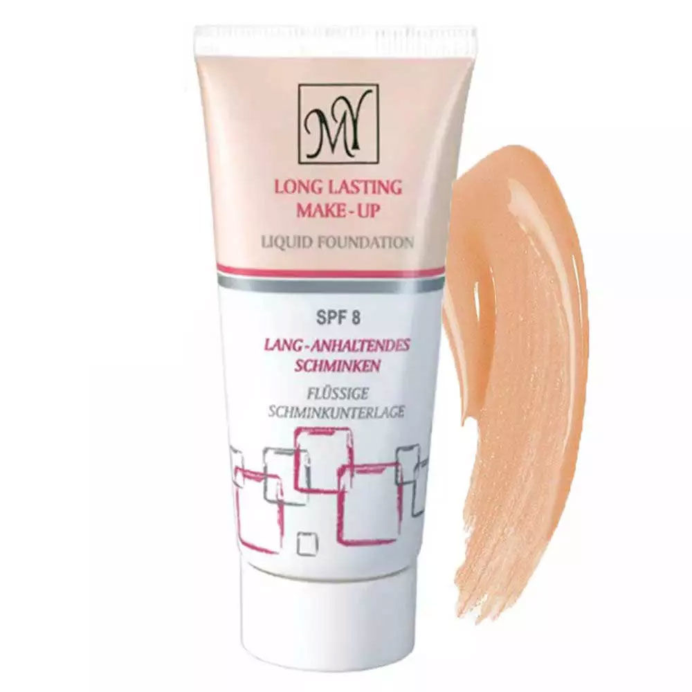 کرم پودر SPF8 مای مدل Long Lasting مناسب انواع پوست حجم 35 میل (شماره 202 (Ivory))(8953)