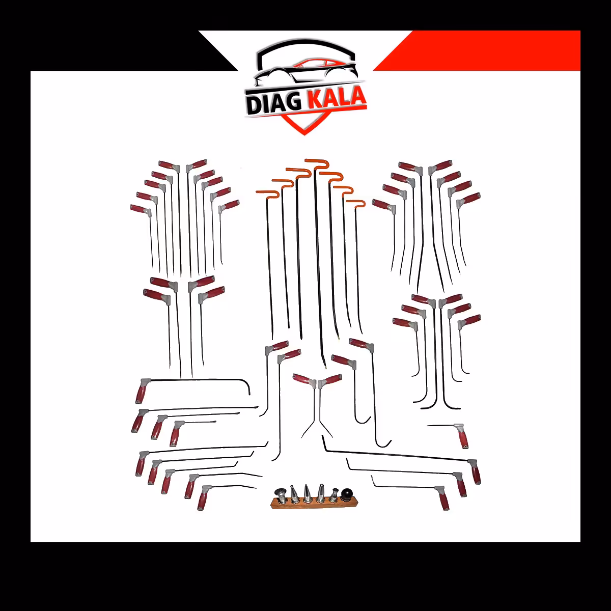 میله PDR صافکاری 55 پارچه دسته آمریکایی ساخت ترکیه