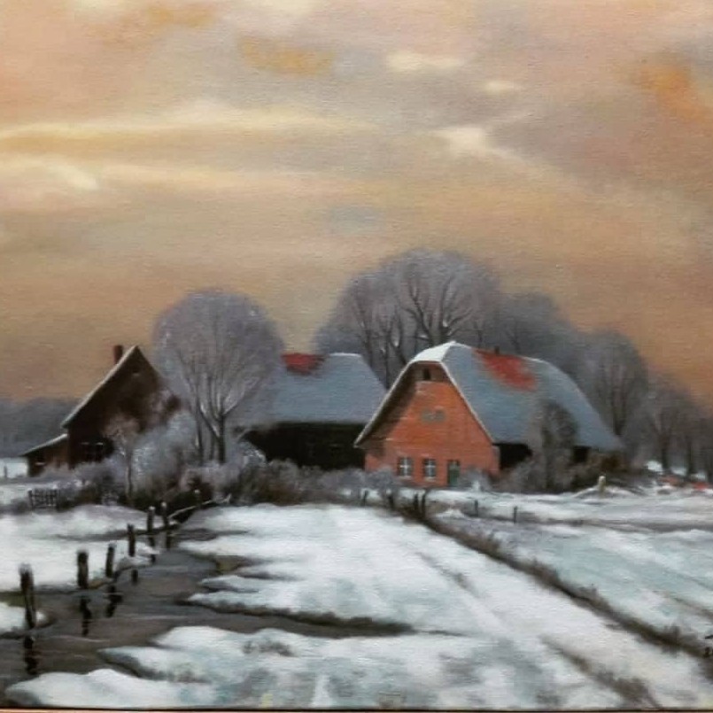 خرس گریزلی تکنیک سیاه قلم روی کاغذ اشتنباخ در سایز 40 60