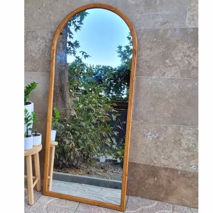 آینه قدی چوبی طرح گنبدی (پس کرایه)