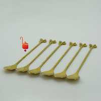 قاشق شربت برگ طلایی gvilon 