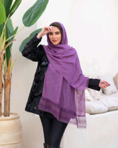 New collection شال نخی دانتل 10 رنگقواره : 200/75