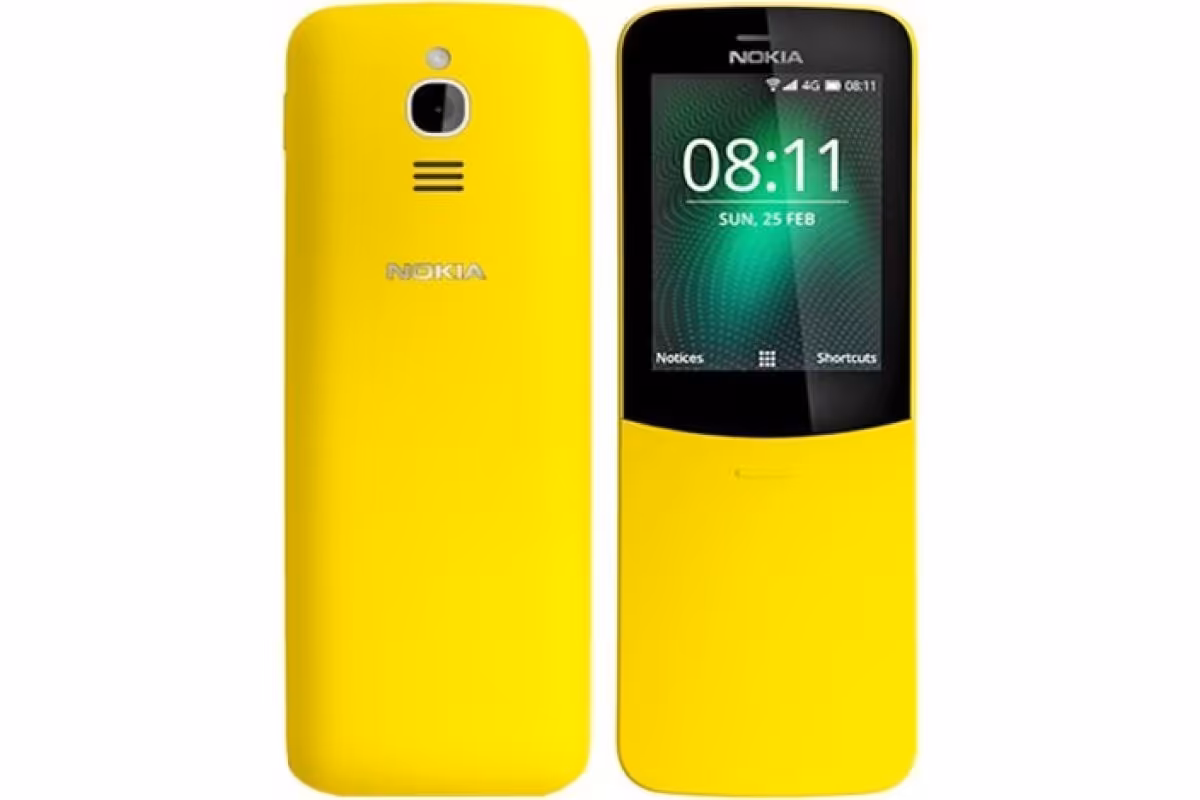 گوشی ساده کشویی نوکیا مدل NOKIA 8110 دو سیمکارت با کدفعالسازی (بدون گارانتی شرکتی) | موبوران