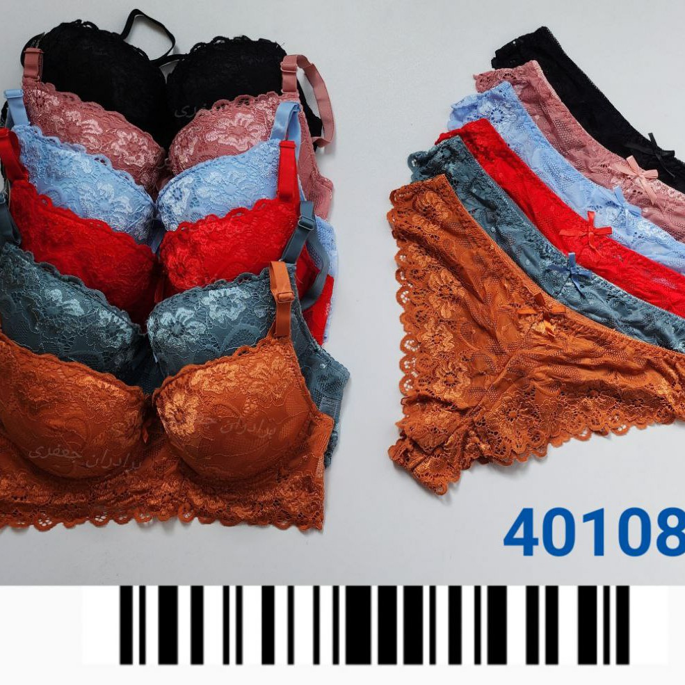 ست شورت و سوتین اسفنجی دانتل جکدار سایز 80.85.90 رنگ بندی مطابق عکس
