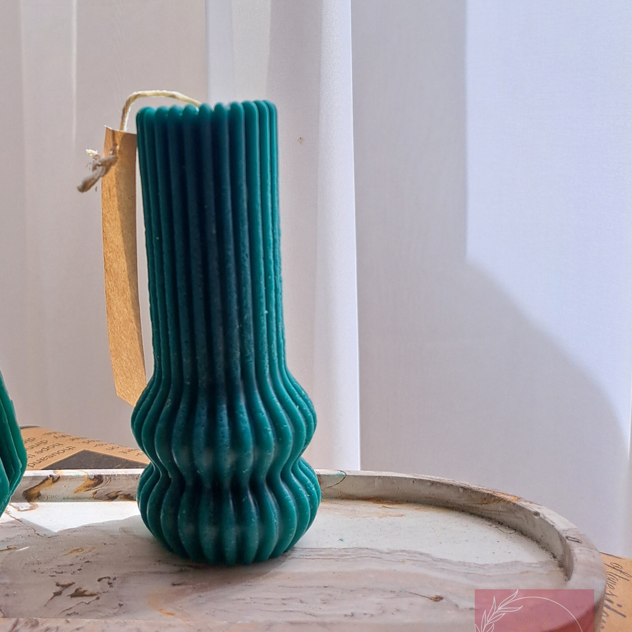 شمع معطر استوانه شیار دار 