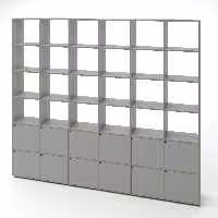 کتابخانه جادار-پُر از کشو-جنس ام دی اف مرغوب