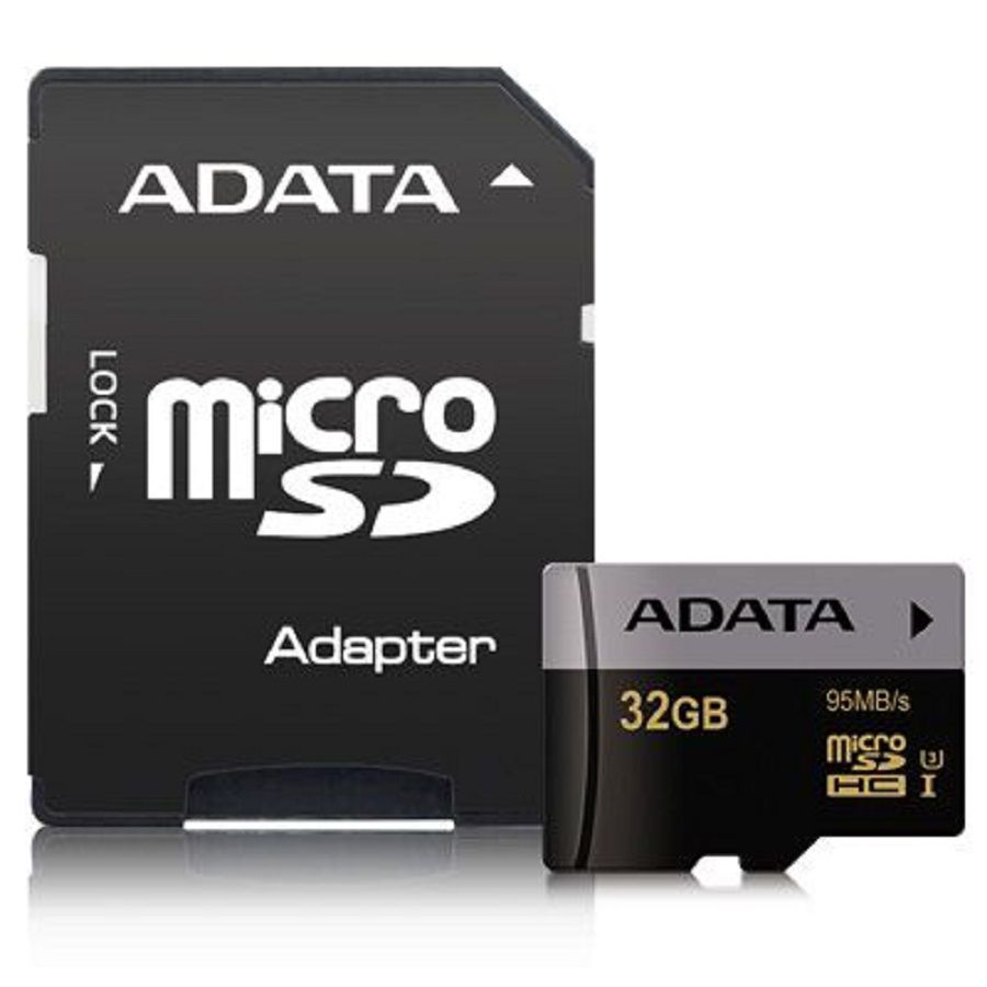 کارت حافظه میکرو اس دی ای دیتا پریمیر پرو کلاس 10 با آداپتور با ظرفیت 32 گیگابایت