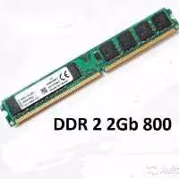 رم دسکتاپ DDR2 تک کاناله 800 مگاهرتز کینگستون ظرفیت 2 گیگابایت


