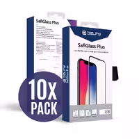 دلفی پک 10 تایی گلس محافظ صفحه نمایش مدل SafiGlass Plus آیفون ایکس آر - Hiapple.ir