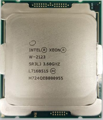 سی پی یو تری اینتل مدل زئون دبلیو 2123 با فرکانس 3.6 گیگاهرتز