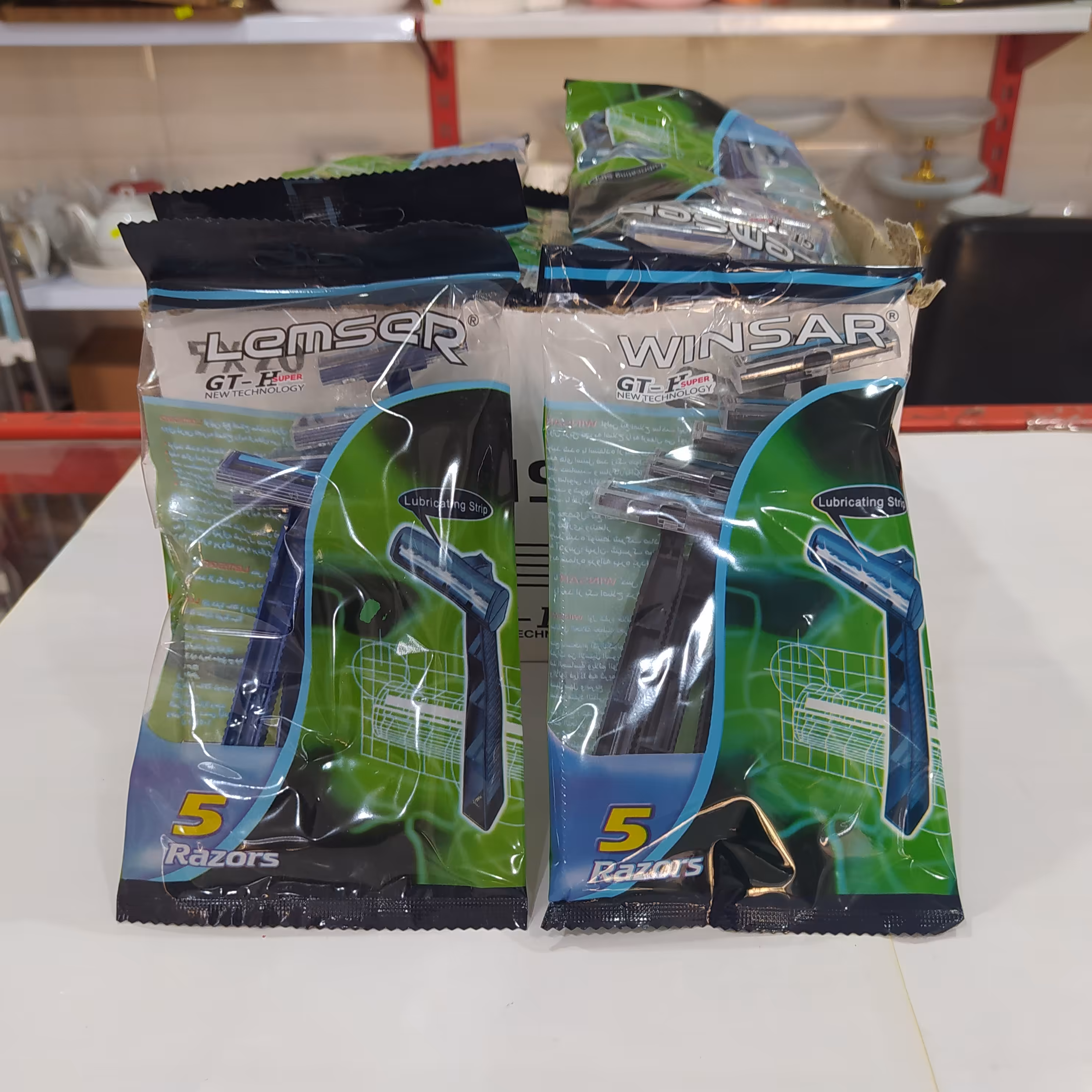 ژیلت صابون دار پنج تایی