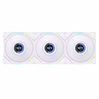 فن کیس لیان لی مدل UNI FAN TL LCD 120 Reverse White بسته 3 عددی