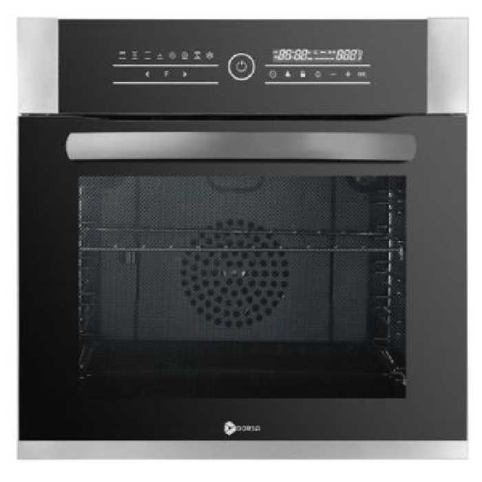 فر توکار برقی مدل DF4105-65 هلیا مشکی استیل درسا